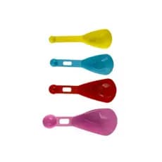 Kit Medidor De Cozinha 4 Peças Colheres Pás Medidores Cozinha