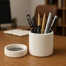 Kit Porta Canetas Lápis Organizador de mesa escritório