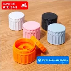 Porta Ampolas 3ml Estojo Organizador Rígido Seguro p/ 4 Unidades - Suporte de Proteção Contra Impacto Injetáveis Tirze