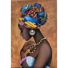 quadro decorativo Africana decoração sala quarto 60x40 cm