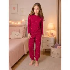 Conjunto Pijama infantil suedine estampado