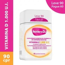 Addera D3 1.000ui 90 Comprimidos Revestidos