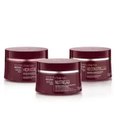 Kit Cronograma Capilar Mascaras Essenciais Amend 250g