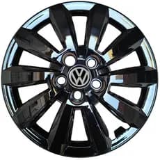 Calota Aro 15 Jogo 4 pç Fox Preto Black Piano 5 furos g119pbj