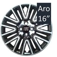 Calota unidad 1pç Aro 16 Palio Argo Uno Siena Punto G001pbpu