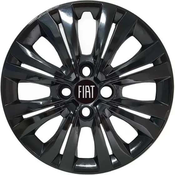 Calota UNIDADE Aro 14 Esportiva Preto Black Piano  Strada Palio Uno Mobi Argo Cronos  G245pbu