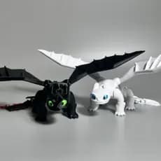Criaturas Articuladas, Brinquedos Articulados, Animais Articulados - Como Treinar seu Dragão