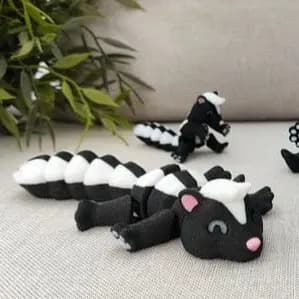 Criaturas Articuladas, Brinquedos Articulados, Animais Articulados - Gambá
