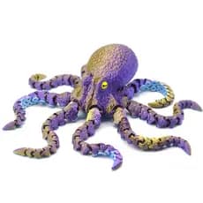 Criaturas Articuladas, Brinquedos Articulados, Animais Articulados - Octopus