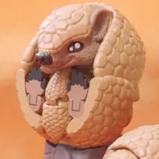 Criaturas Articuladas, Brinquedos Articulados, Animais Articulados - Tatu