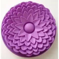 Forma Silicone Girassol Bolo Pudim Tortas Assadeira Doce