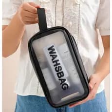 Bolsas Necessaire porta maquiagem transparente washbag viagem academia