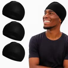 2 e 4 wave cap Toucas de Nero ,  preservar o Penteado kit com 2 unidades wig cap touca para tranças.