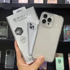 Capa Acrílico Transparente Space Para Iphone 7/8 PLUS X/XS XR XS MAX 11 12 13 14 15 PRO MAX