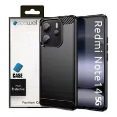 Capa Capinha Anti Impacto Carbon Para Redmi Note 14 5g