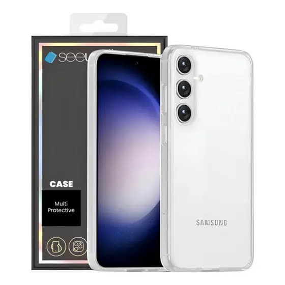 Capa Capinha Case Premium Phantom Para Galaxy S25 Plus Anti Impacto Branco Fosco