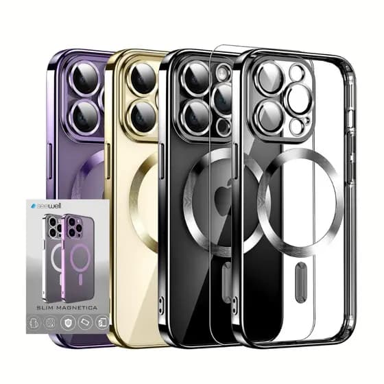 Capa Capinha Case Premium Magsafe Para iPhone 15 pro max / 15 pro / 15 / 15 Plus