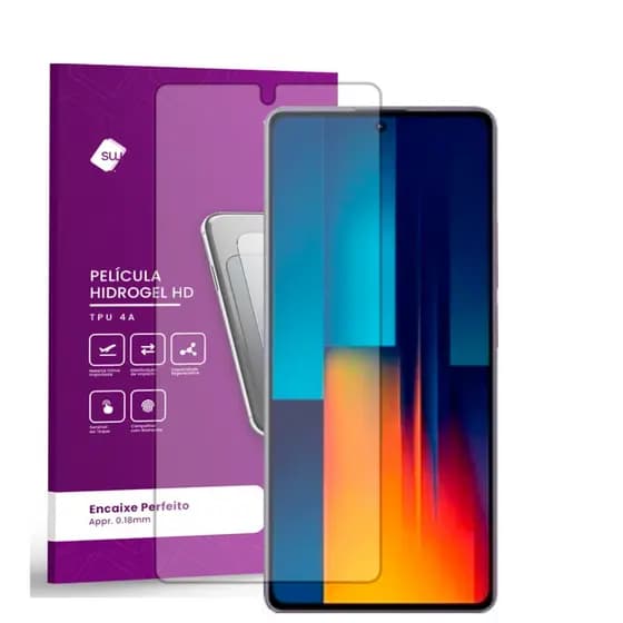 Película Hydrogel Anti Impacto Para Poco M6 Pro 4G