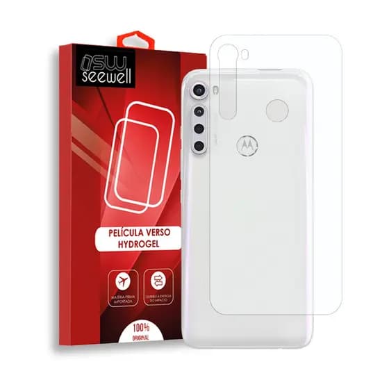 Pelicula Hydrogel Traseira Motorola One Fusion Plus - 100% Transparente