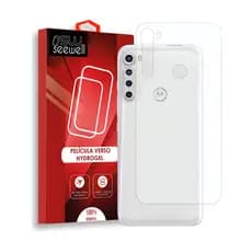 Pelicula Hydrogel Traseira Motorola One Fusion Plus - 100% Transparente
