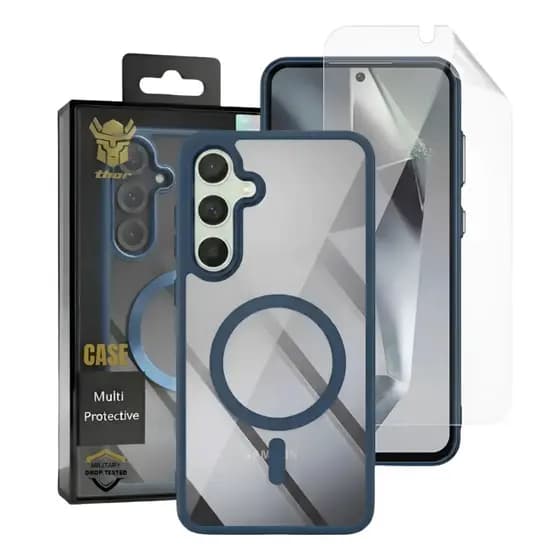 Capa Capinha Mag Armor Anti Impacto + Película Hidrogel Epu Auto-reparo Para Galaxy Galaxy A57 \ A37