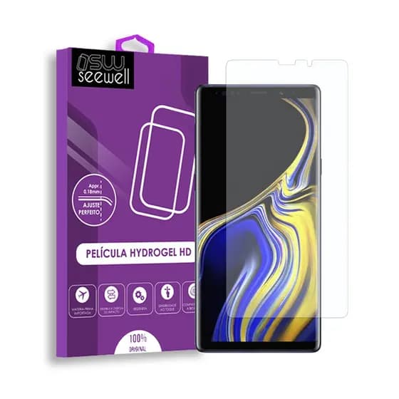 Pelicula Galaxy Note 9 Hydrogel HD Anti Impacto - Cobre Toda a Tela