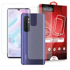Pelicula Hydrogel HD Xiaomi Mi Note 10 Lite Frente e Verso - 100% Transparente
