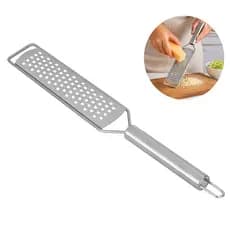 Ralador Queijo Inox Manual Com Cabo Culinário Profissional
