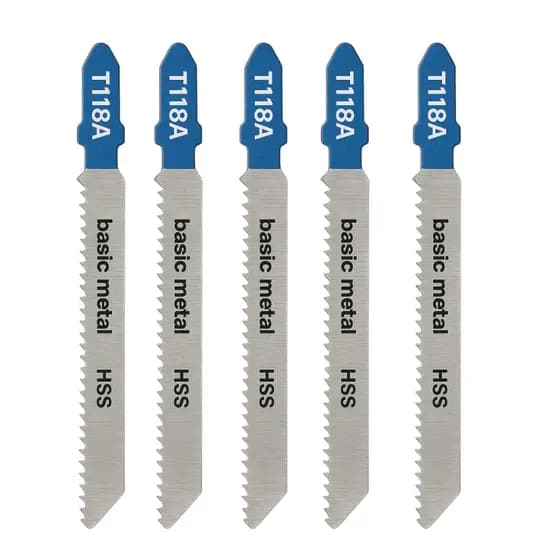 Lâmina para Serra Tico Tico T118A HSS 9cm - Pacote com 5 Unidades