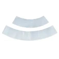 10 Pares de Faixa Refletiva Brancas Auto Adesivadas Para Cones de 75 cm