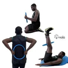 Anel Flexível Tonificador Pilates/Yoga Fitness para seu treino Kit com 10