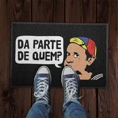 Capacho Chaves Kiko Da Parte de Quem 60x40cm