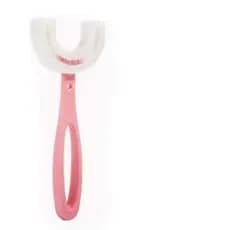 Escova de Dente Infantil em Formato U Aprendizado e Higiene 360° Cerdas Macias Crianças e Bebês-Envio Já