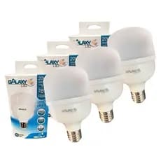 Kit C/ 3 Lâmpadas Led Bulbo 20w 6500k Alta Potência Galaxy