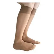 Kit 5 Pares Meias Fio 20 3/4 Trifil Transparente Ajuste Presente Mae Tia Avo Namorada Noiva Esposa