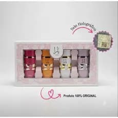 Kit Perfumes Lattafa Yara - 4 Fragrâncias 25 ml Cada Feminino