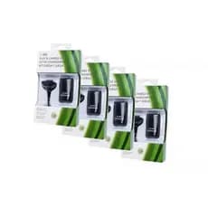 Kit 4 Bateria Cabo Carregador Usb Para Control Xbox 360
