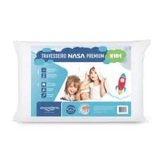 Travesseiro Nasa Premium Kids Infantil para criança Capa Impermeável Antialérgico Viva Conforto