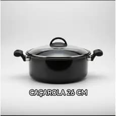Caçarola Esmaltada Ferro Indução Cooktop 26 cm