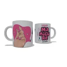Caneca De Porcelana Profissão Manicure