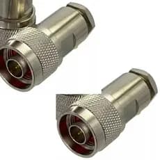 kit 2 conectores N macho prensa de solda  para cabos rg58 e  rgc58 repetidor