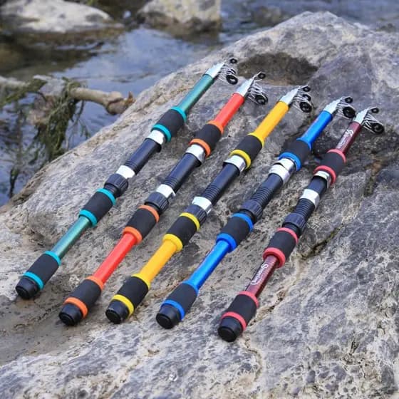 Vara de pesca telescópica 1.6 metros