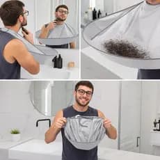 Capa Aparador Ferramentas De Corte De Cabelo e Barba Salão De Beleza Barbeiro Cape Reutilizável