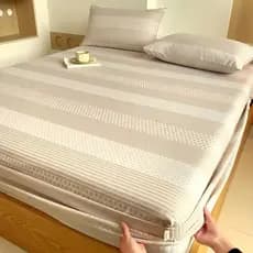 Jogo de Lençol Cama Queen 3 Peças Estampas Sortidas 400 Fios Com Elástico