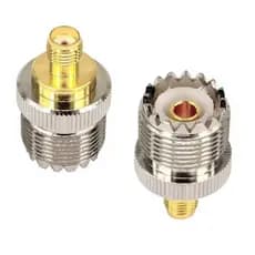 Adaptador Antena Rádio Baofeng Uhf Fêmea X Sma Fêmea etc