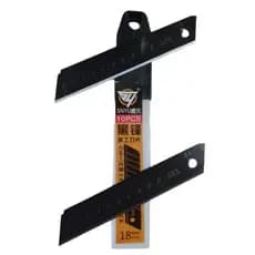 Lâmina Extreme Black Aço Estilete 18mm