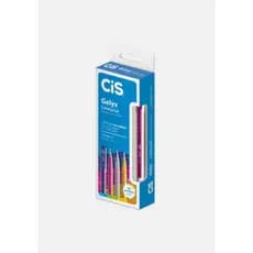 Caneta Gel CIS Gelyx Rosa com Glitter 1.0mm - Caixa com 12 unidades