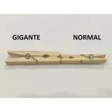 Kit 60 Un Prendedores Pregadores Grande Roupas Madeira OU plástico