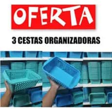 Kit cesta organizadora ( 3 unidades)