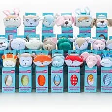 Naninha Anti Alérgico Para Bebê De Bichinho Com Porta Chupeta Vários Modelos De Bichinhos Promoção